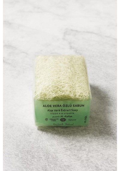 Beş Adet Aloe Vera Özlü Kabak Lifli Güzellik Sabunu