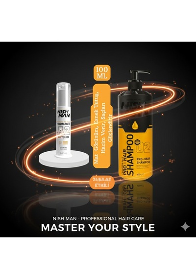 A2 Mat Wax 100 Ml X 3 Adet/ + 400 Ml Tuzsuz Şampuan Hediye