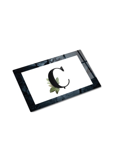 Decorita Cam Kesme Tahtası - Cam Kesme Tablası Harfli Tasarım Ç 20 CM x 30 CM