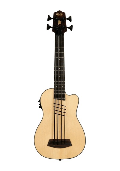 Kala Hutch Hutchinson Signature Masif Ladin Kapaklı U Bass Akustik Bas Gitar