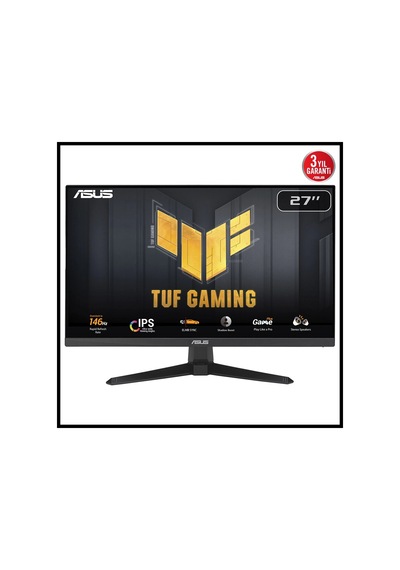 Asus Tuf Gamıng Vg279qe5a 27" 1ms, 146hz, Full Hd, Dp, Hdmı, Hoparlör, Fast Ips Led, Düşük Mavi Işık