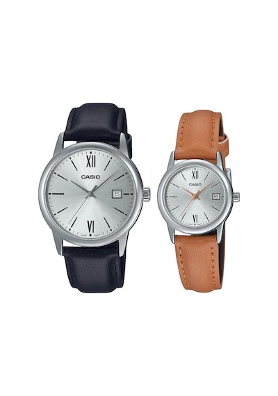 Casio Mtp-ltp-v002l-7b3udf Çift Kol Saati Kadın-erkek Metalik
