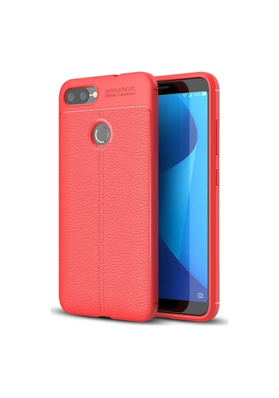 Zenfon Max Plus Zb570Tl Kilif Deri Görünümlü Tam Korumali Silikon 406460999