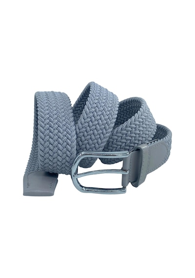 Gri Elastik Esnek Unisex Örgü Kemer Gri