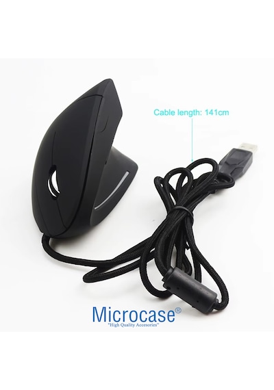 Pilli Dikey Ergonomik Kablolu Mouse 800/1200/1600 Dpı - Al5178