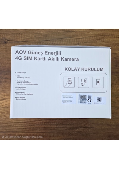 X5tech 44gz Güvenlik Kamerası-güneş Panelli Solar Kamera