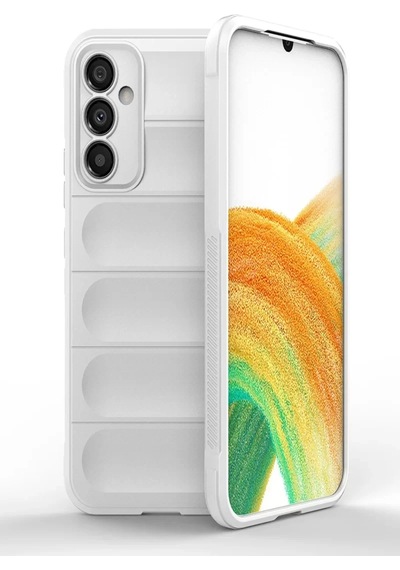 Newface Samsung Galaxy A25 5g Kılıf Optimum Silikon - Krem