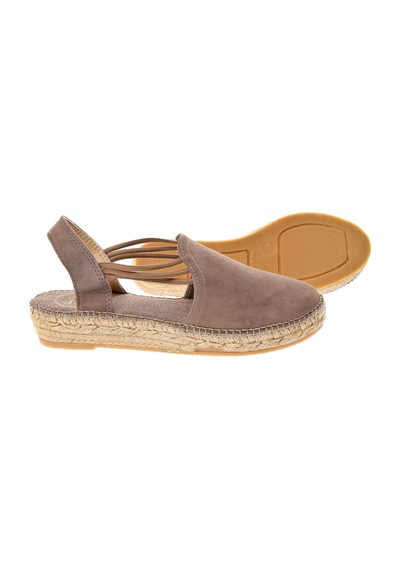 Sandalet Kadın Nuria Toni Pons Elastic Suede Taupe Taba