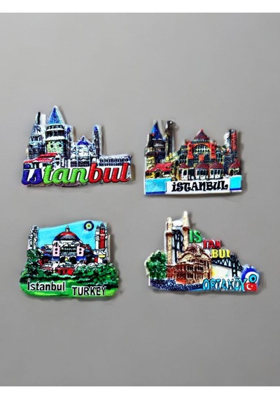 İstanbul Temalı Polyester Magnet