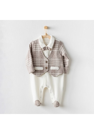 Andywawa Little Man Bebek Tulumu AC24403 Bej