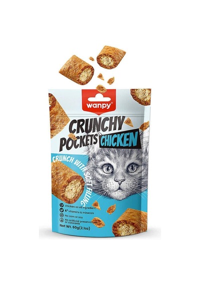 Kedi Crunch Ödül Tavuk 60g