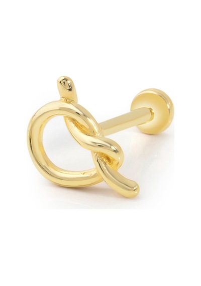 14 Ayar Altın Taşlı Zai Tragus Küpe