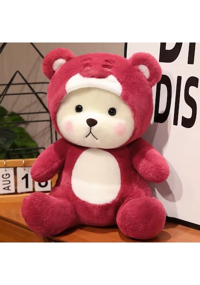 Sevimli Lina Oyuncak Ayı Peluş Oyuncak Hediye 30 Cm Pembe