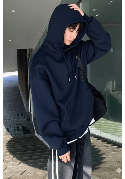 Genius Store Erkek Sweatshirt Kanguru Cepli İçi Polarlı 3 İplik Kapüşonlu Oversize Sweatshirt Kanguru-sweatshırt Lacivert Genius Store Erkek Sweatshirt Kanguru Cepli İçi Polarlı 3 İplik Kapüşonlu Oversize Sweatshirt Kanguru-sweatshırt Lacivert