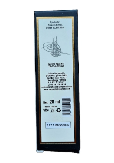 Osmanlı Şifahanesi - Propolis Solüsyonu 20 ML