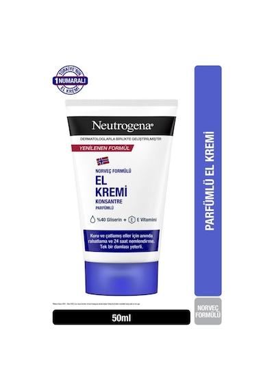 El Bakim Kremi & Norveç Formülü El Kremi Parfümlü 50ml