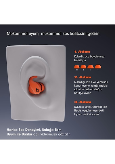 Beats - Powerbeats Fit - Kablosuz, Gürültü Önleyici, Üstün Kulak Uyumuna Sahip Antrenman Kulaklıkları Ipx4 Şarj Kutusuyla 30 Saate Kadar Pil Ömrü Apple Ve Android İle Uyumlu - Çakıl Grisi Beats - Powerbeats Fit - Kablosuz, Gürültü Önleyici, Üstün Kulak Uyumuna Sahip Antrenman Kulaklıkları Ipx4 Şarj Kutusuyla 30 Saate Kadar Pil Ömrü Apple Ve Android İle Uyumlu - Çakıl Grisi