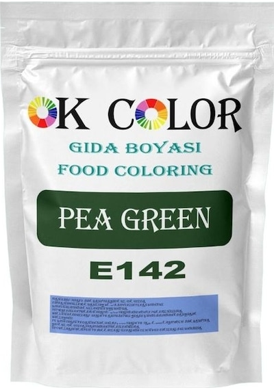 Ok Color Pea Green E142 Toz Yeşil Gıda Boyası 1 KG
