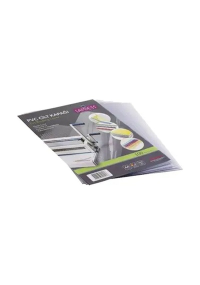 Lamiess A4 Şeffaf Pvc Cilt Kapağı - 10 Paket 1.000 Adet - 1 Koli