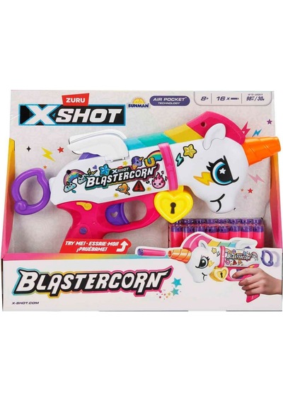 Blastercorn 16 Mermili Sünger Dart Atan Silah 30 Cm: Bu Unicorn'u Kızdırmak İstemezsin