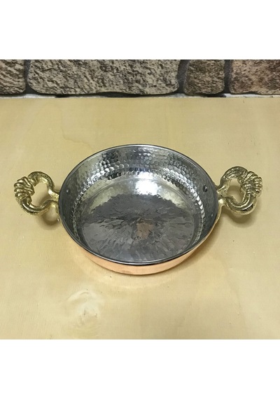 Dövme Bakır Tava 17 CM