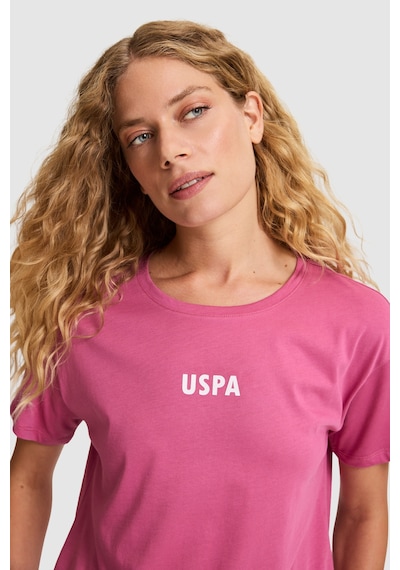 U.s. Polo Assn. Kadın Fuşya Tişört 50323530-vr023 Fusya
