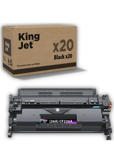 Kingjet Hp Uyumlu 26a Cf226a Standart Kapasiteli 20'li Paket Çipli Uyumlu Toneri M426dw
