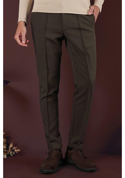 Efor P 1130 Slim Fit Haki Spor Pantolon Haki
