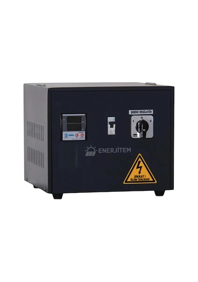 Enerjitem 5 Kva Monofaze Servo Kontrollü Voltaj Regülatörü, 5 Kva
