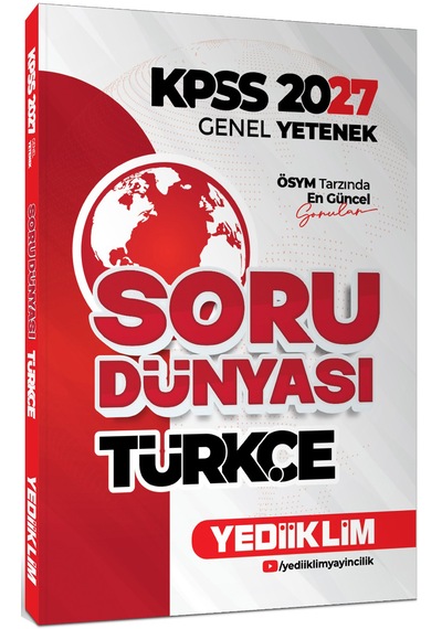 Yediiklim Yayınları 2027 Kpss Genel Yetenek Türkçe Soru Dünyası