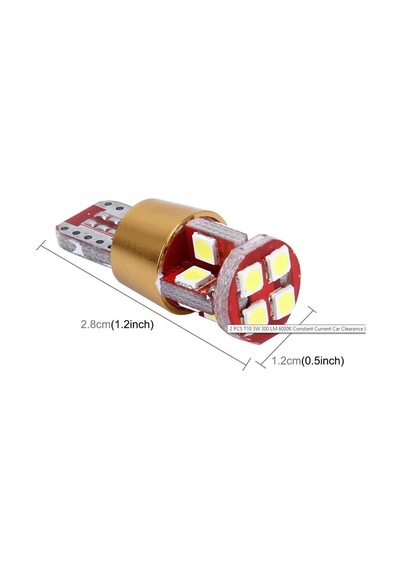 T10 3030 Park Led Ampülü 12 Ledli Canbus Beyaz N11.5028