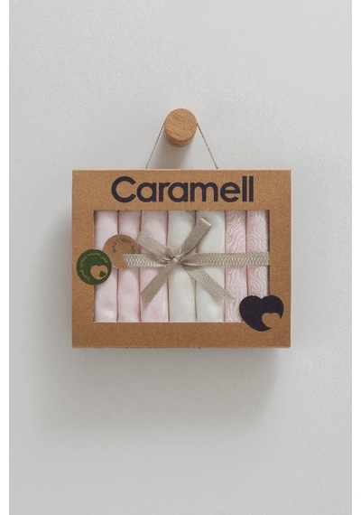 Caramell Pamuk Cute Rabbit Mendil Crml.mnd1491 Pembe