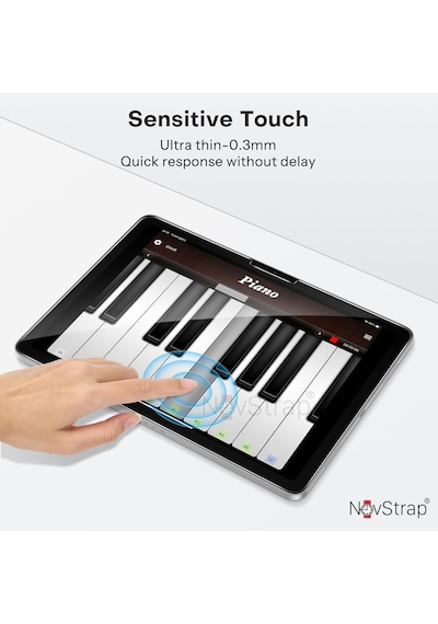 Novstrap Apple Uyumlu iPad  Pro 11 İnç 5. Nesil M4 2024 İle Nano Esnek Cam Ekran Koruyucu A2836 A2837