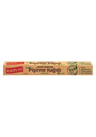Hazır Kesilmiş 10 Yaprak Pişirme Kağıdı Çok Renkli