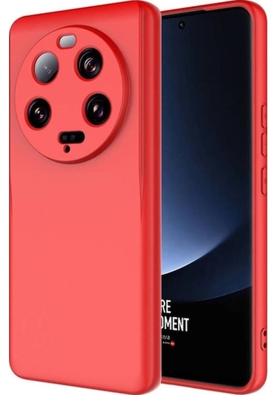Xiaomi Mi 13 Ultra Kılıf Zore Mara Lansman Kapak Kırmızı