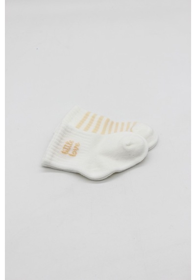 Erturkstore Penye Soket Çorap 2li 10139 Ekru Somon Çok Renkli