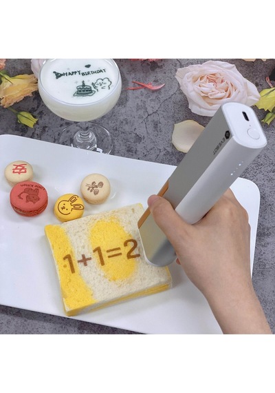 Printpen Pasta Kahve Kağıt Her Yüzeyde Logo Metinler Yazıcı Kalem