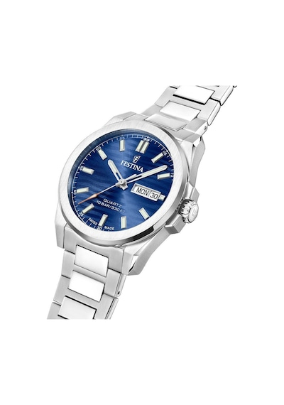 Festına Swıss Dune Blue F20073/3 Classıques Erkek Kol Saati Gümüş