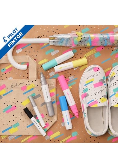 Pıntor-ef-6 Color Set Metalik 124-Pembe
