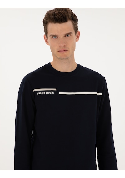 Pierre Cardin Erkek Lacivert Sweatshirt 50317675-vr033 Lacivert