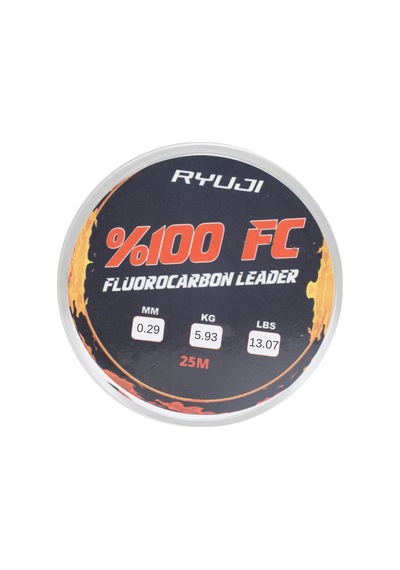 Fluorocarbon Lider Misina - Ryuji Leader - 25 Mt - 0,29mm