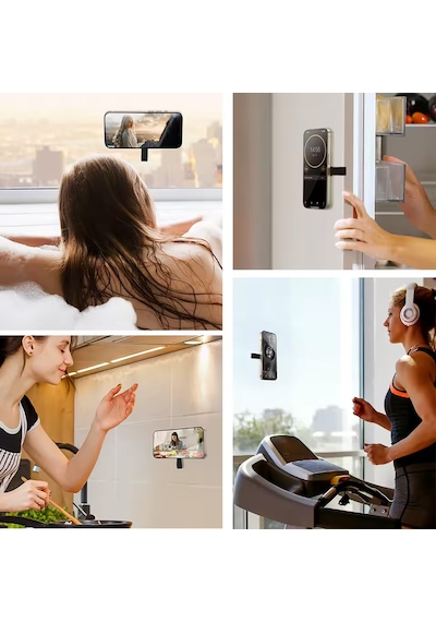Mıknatıslı Vantuzlu Elde Telefon Tutma Aparatı Telefon Tutucu