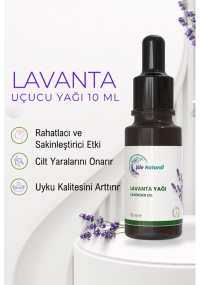 Lavanta Yağı 10 Ml Distile %100 Saf