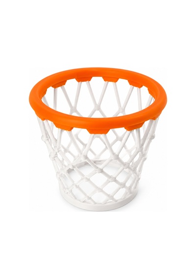 Basket Potası Tasarım Kalemlik 10 Cm Dekoratif Masaüstü Organizer Sert Plastik Kalem Tutucu Siyah - Beyaz