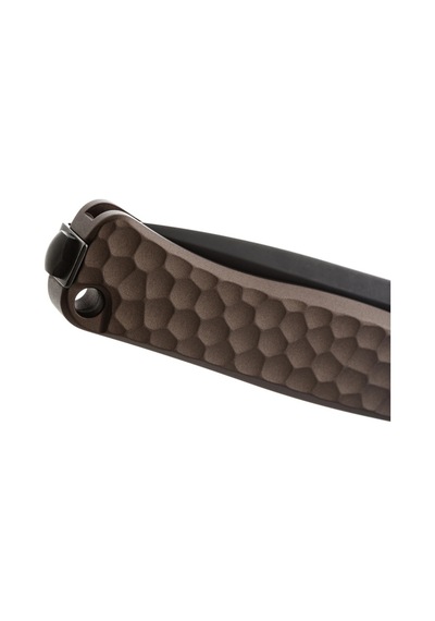 Lionsteel Emmet Em01a Eb Old Black Blade Magnacut Earth Aluminium Hammertone Kamp Çakı Kahverengi