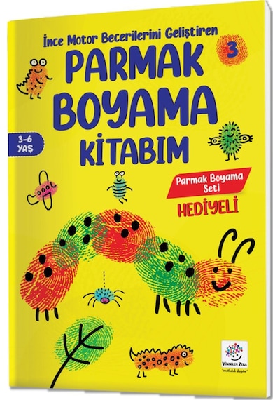 Parmak Boyama Kitabım Seti 3-6 Yaş