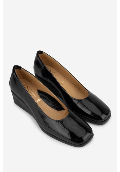 Relax Anatomic Tnc Luxury Kadın Hakiki Deri Siyah Comfort Ayakkabı 611 Et9601-03 Bn Ayk Sk26-27 Black Patent