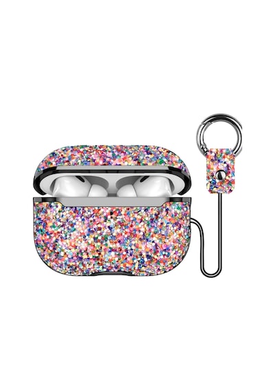 Muratech Onegif Airpods Uyumlu  Pro 2 2.nesil Bright Simli Airpods Uyumlu  Kapak - Gold