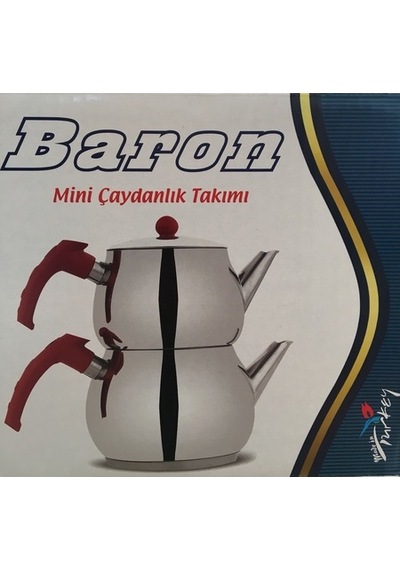 Baron Çelik Çaydanlık Mini Boy Krom