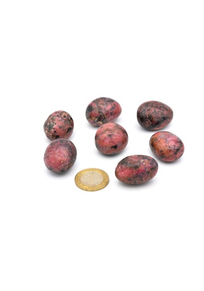 Hakiki Tamburlu Doğal Rodonit Taşı Kaya Parçası 1.Kalite